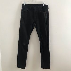 Mens straight leg Levi’s in black 😎